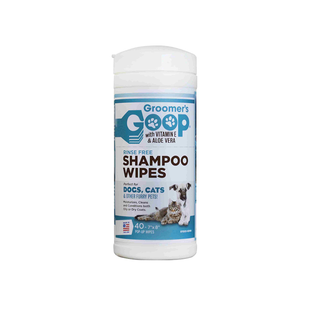 Groomer's Goop Shampoo Wipes 40 st i hållare